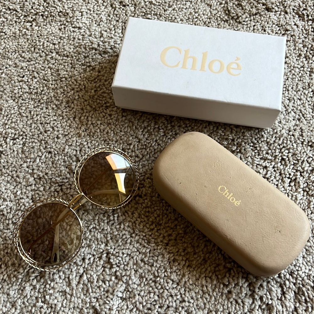 💯 used Authentic Chloe sunglasses